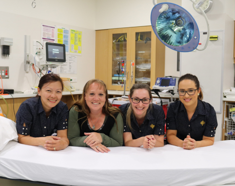 Shannon Millard, Amy Fortescue, Kerri Jasper and Judith Lancucki, have now successfully completed their post graduate studies with Australian Catholic University. 