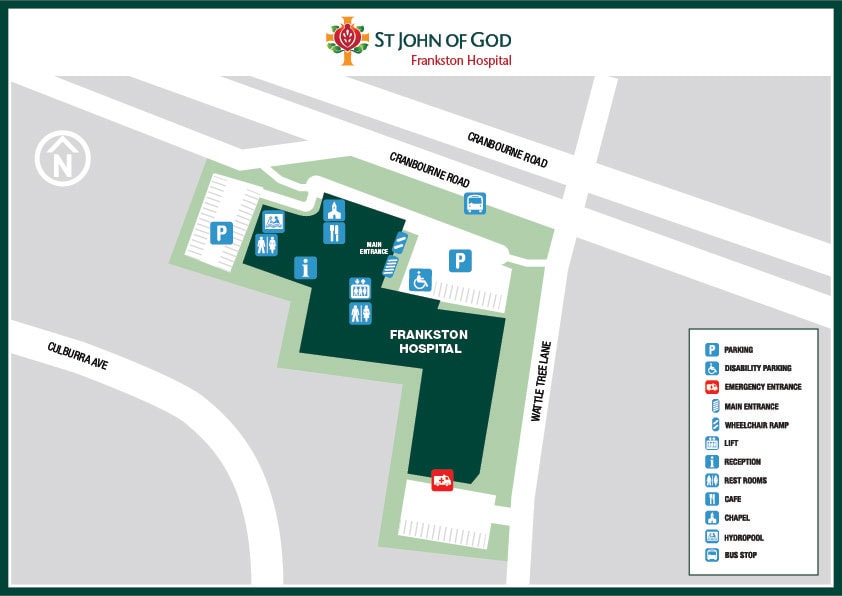 Map Of Frankston Hospital Buildings