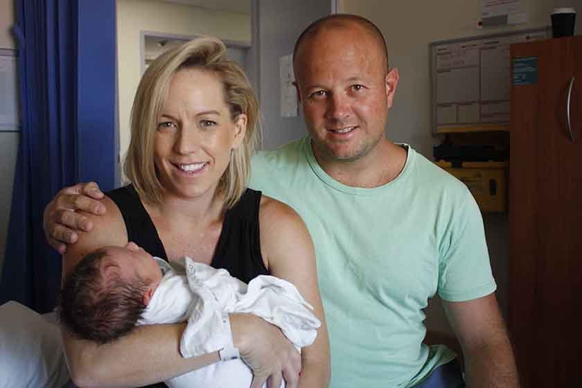 St John of God Subiaco Hospital first baby born in 2018